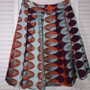 Anthropologie HD silk skirt